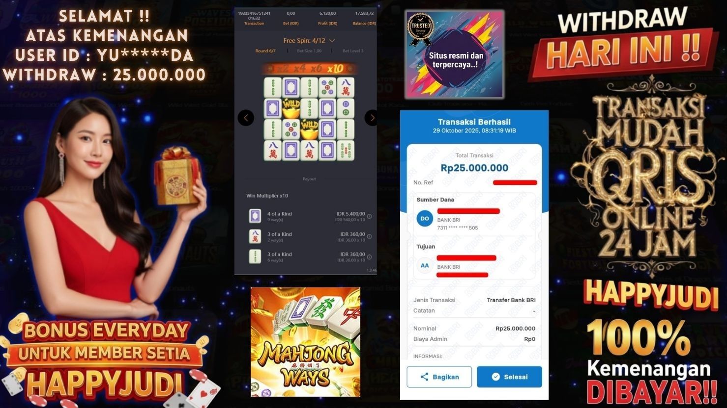 HAPPYJUDI JACKPOT SLOT MAHJONG WAYS